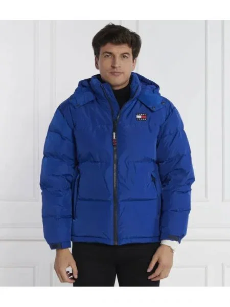 Tommy Jeans Steppelt kabát kék