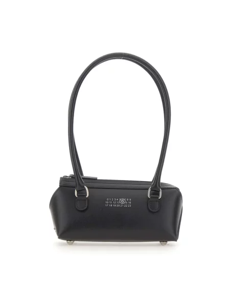 Torebka bagietka Mm6 Maison Margiela skórzana czarna