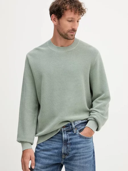 Пуловер Armani Exchange мъжки зелено