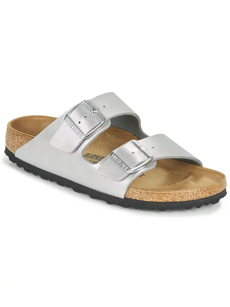 Natikači Birkenstock srebrna