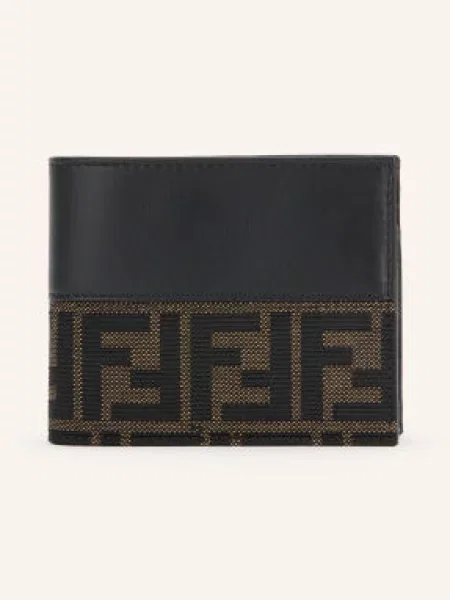 Fendi Portfel schwarz czarny