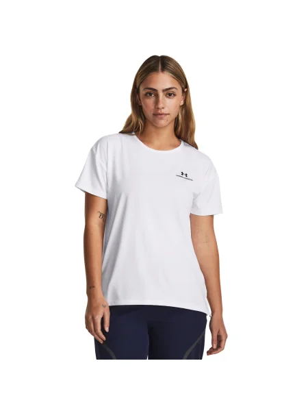 Tréninkové tričko Under Armour Rush Energy white/black bílé