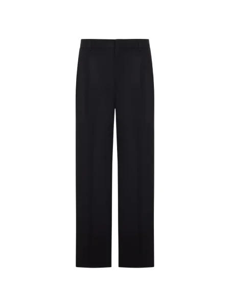 Pantaloni Ami Paris plisate negru