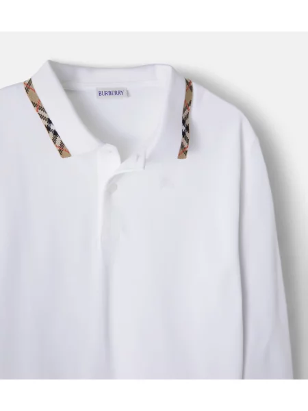 Gyerek pólóing Burberry fehér