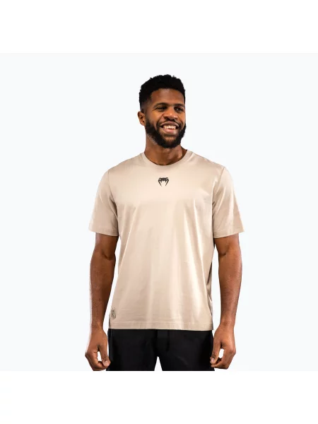 Tricou pentru bărbați Venum Fight Icon Cotton beige bej