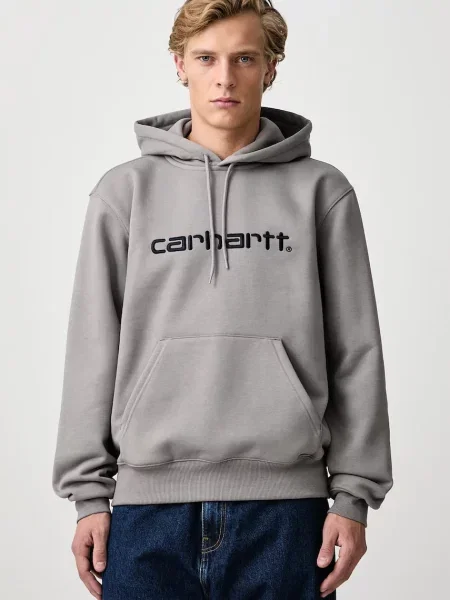 Carhartt WIP Hooded Carhartt Sweat hanorac cu glugă din pentru bărbați