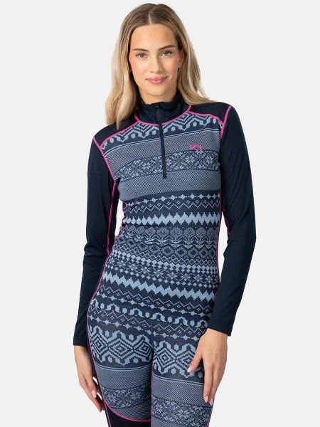 Funkční mikina Kari Traa LIVE tmavomodrá