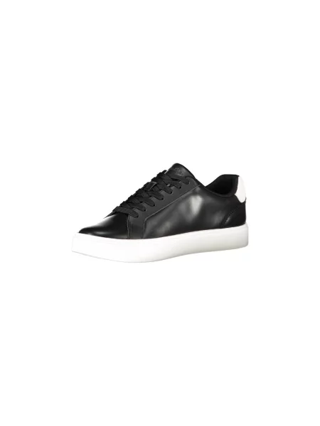 Calvin Klein Sportcipők Classic Cupsole Laceup Lth Fekete fehér