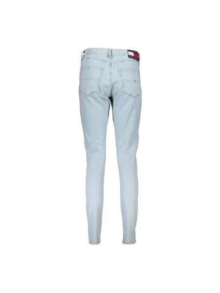 Jeansy Tommy Jeans z wysoką talią niebieskie