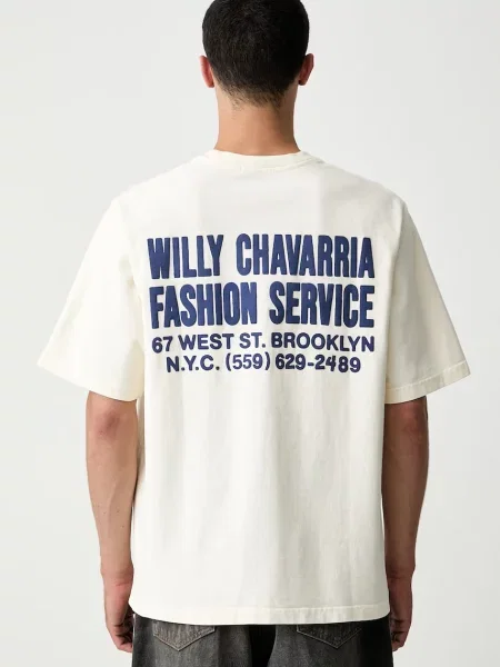 Willy Chavarria FASHION SERVICES tricou din pentru bărbați