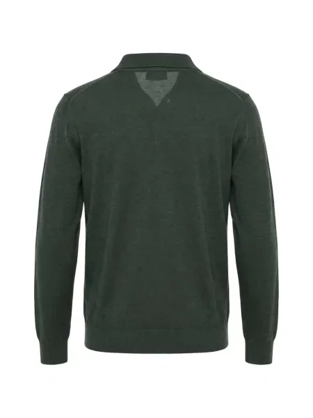 Lung tricou polo Altea verde