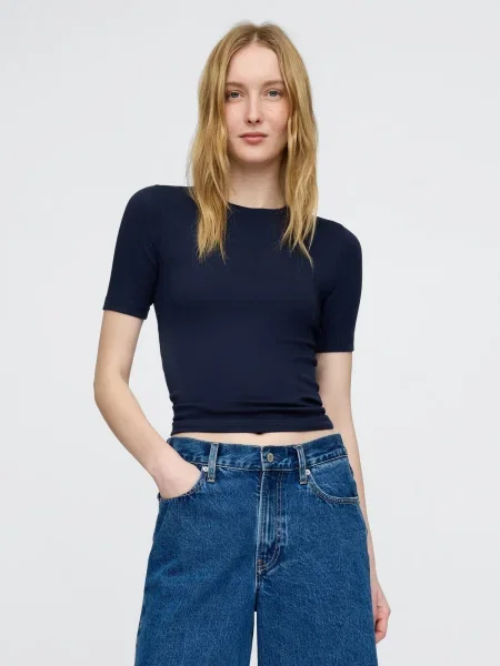 Gap Tricou Bleumarin Stretch Fit