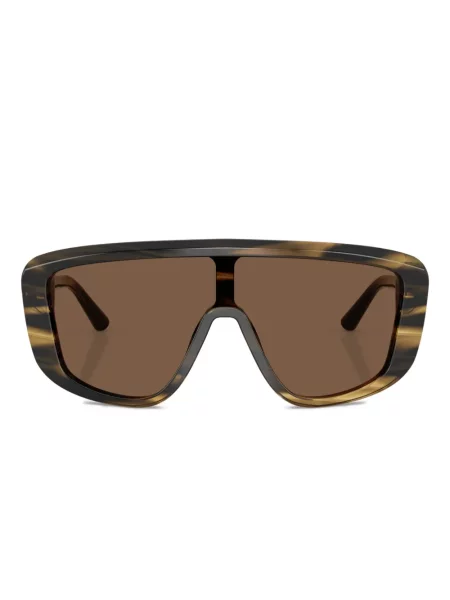 Ochelari de soare Dolce & Gabbana Eyewear cu dungi maro