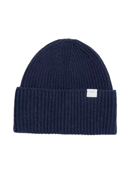 Czapka Norse Projects wełniana niebieska