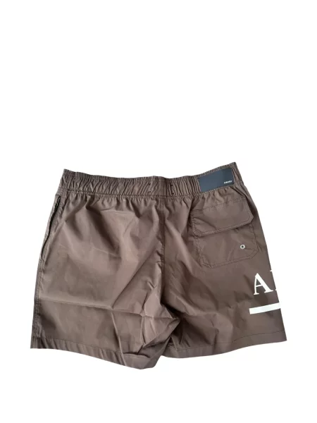 Slip de baie Amiri cu autograf maro