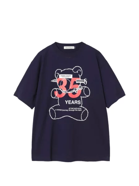 Tricou Undercover cu imagine albastru