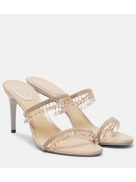 Sandale Rene Caovilla din satin
