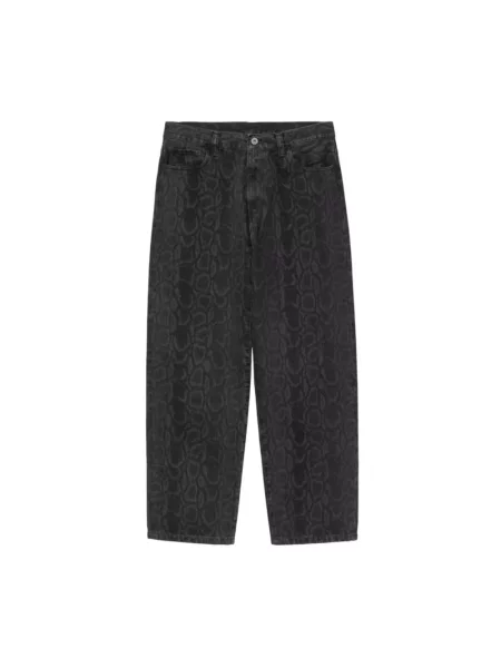 Jeansy Carhartt Wip w wężowy wzór