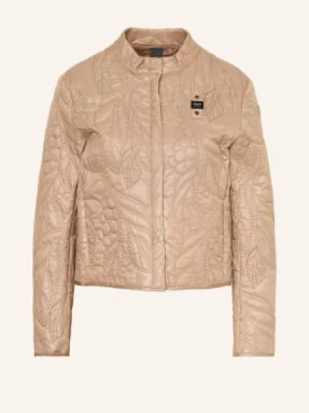 Blauer Kurtka Pikowana Mariposa beige beżowa