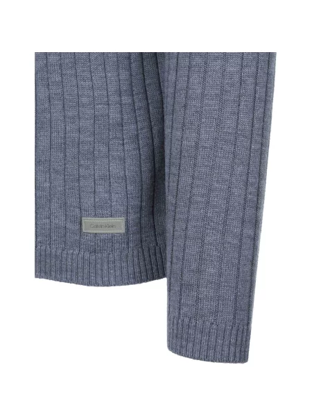 Sveter Calvin Klein Jeans sivá