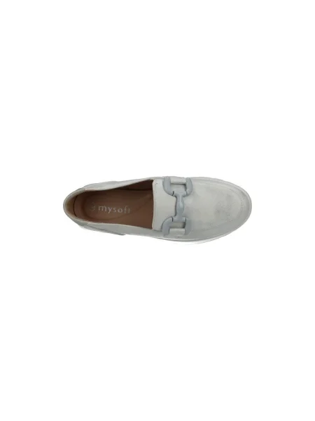 Pantofi Mysoft argintiu