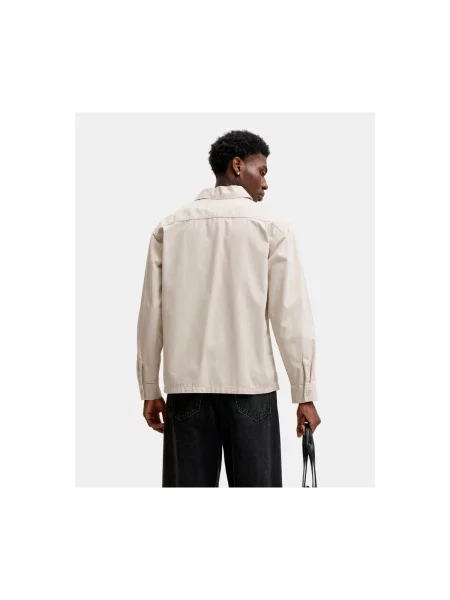 Košeľa Jack & Jones béžová