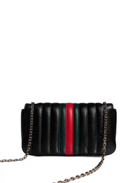 Listová kabelka Gucci čierna