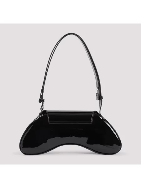 Torebka crossbody Diesel skórzana czarna