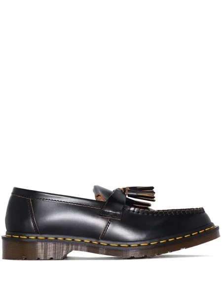 Kožené retro loafers Dr. Martens černé