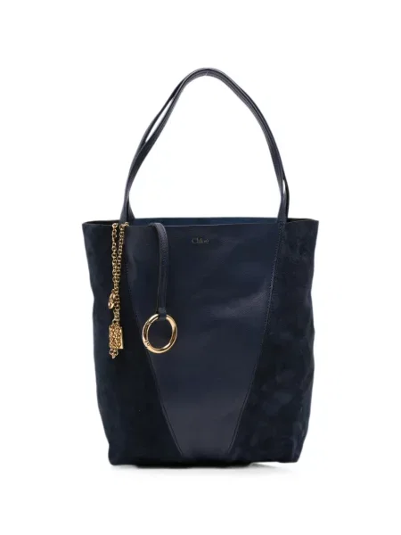 Τσάντα shopper Chloé μπλε
