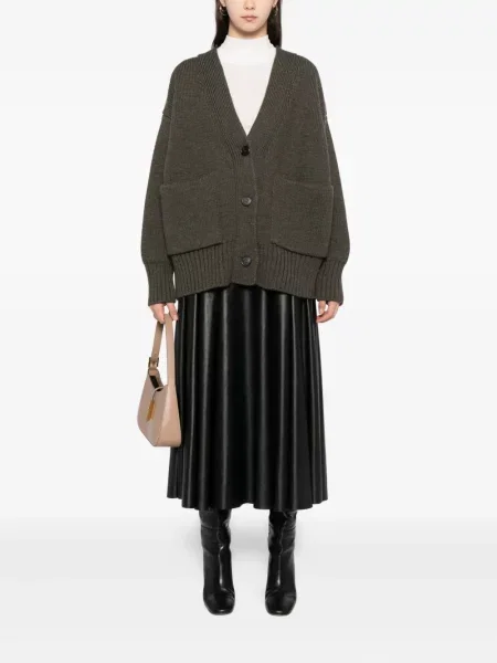 Kardigan Róhe wełniany zielony
