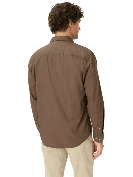 Лляна Сорочка повсякденна Camel Active Shirts sleeves коричневий