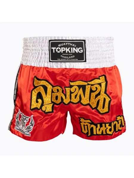 Olcsóbban. Top King Thai Boxing edző rövidnadrág piros/fehér. Méret: L fehér