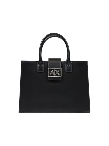 Torebka Armani Exchange skórzana czarna