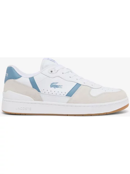 Buty do biegania Lacoste T-Clip Set Leather błękitny beżowy biały
