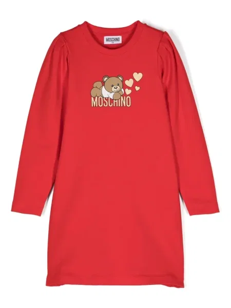 Sukienka dziecięca Moschino czerwona
