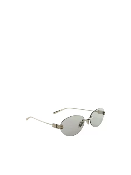 Lniane okulary przeciwsłoneczne Balenciaga szare