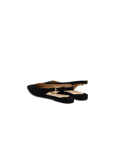 Lauren Ralph Lauren Balerinos su dirželiais LONDYN' juoda