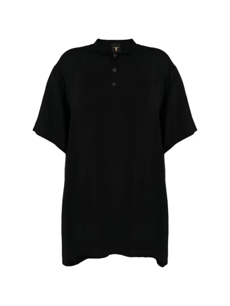 Gulerat tricou polo Tessitura negru