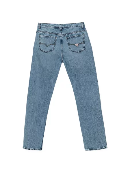 Τζιν με ίσιο πόδι Guess μπλε