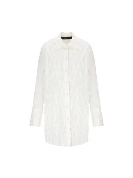 Haftowana koszula Federica Tosi biała