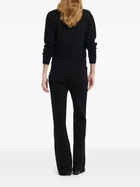 Cardigan Barrie cu nervuri negru