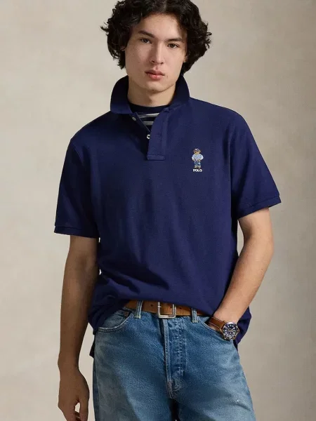 Tricou polo Polo Ralph Lauren clasic albastru