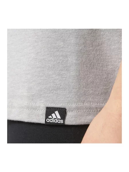 Cropp top Adidas cu dungi cu un umăr gol negru