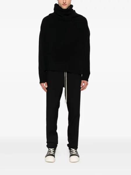 Pulover Rick Owens cu glugă negru