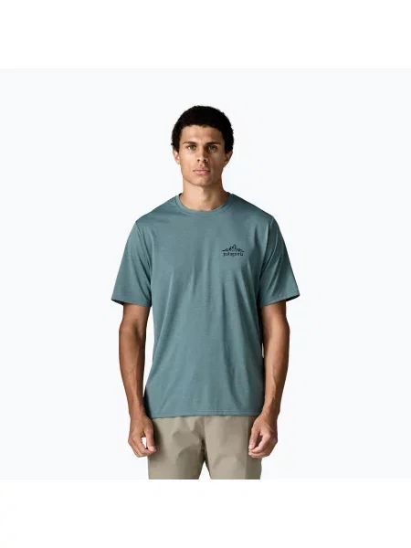 Tricou pentru bărbați Patagonia Cap Cool Daily Cloud Crag blue sage light blue sage x-dye albastru