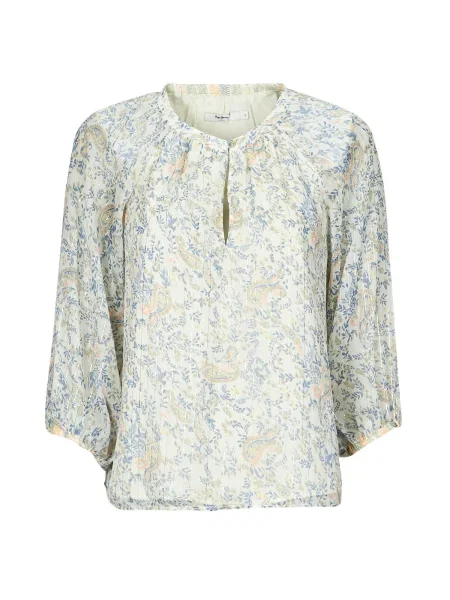 Denim ruha Pepe Jeans bézs