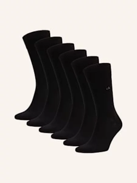 Calvin Klein Skarpety 6 Par schwarz czarne