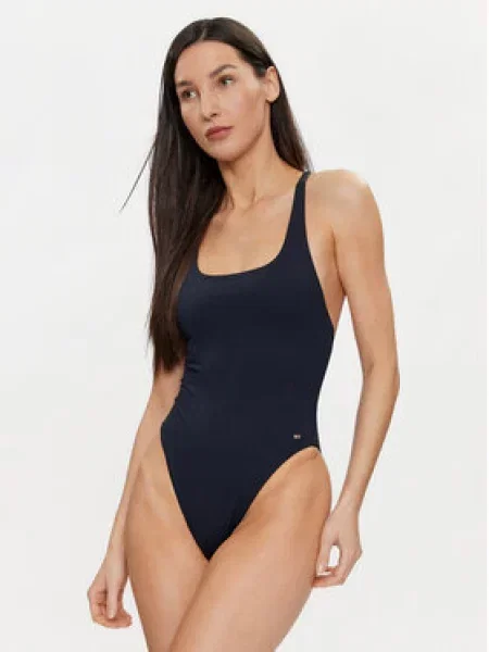 Tommy Hilfiger Jednodílné plavky Tmavomodrá