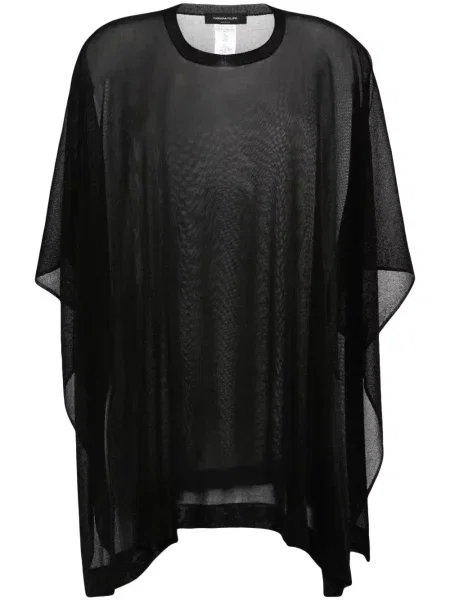 Pulover Fabiana Filippi transparente negru